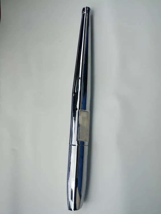 Výfuk ČZ 180/487 - s prolisem - zvednutý - ČR