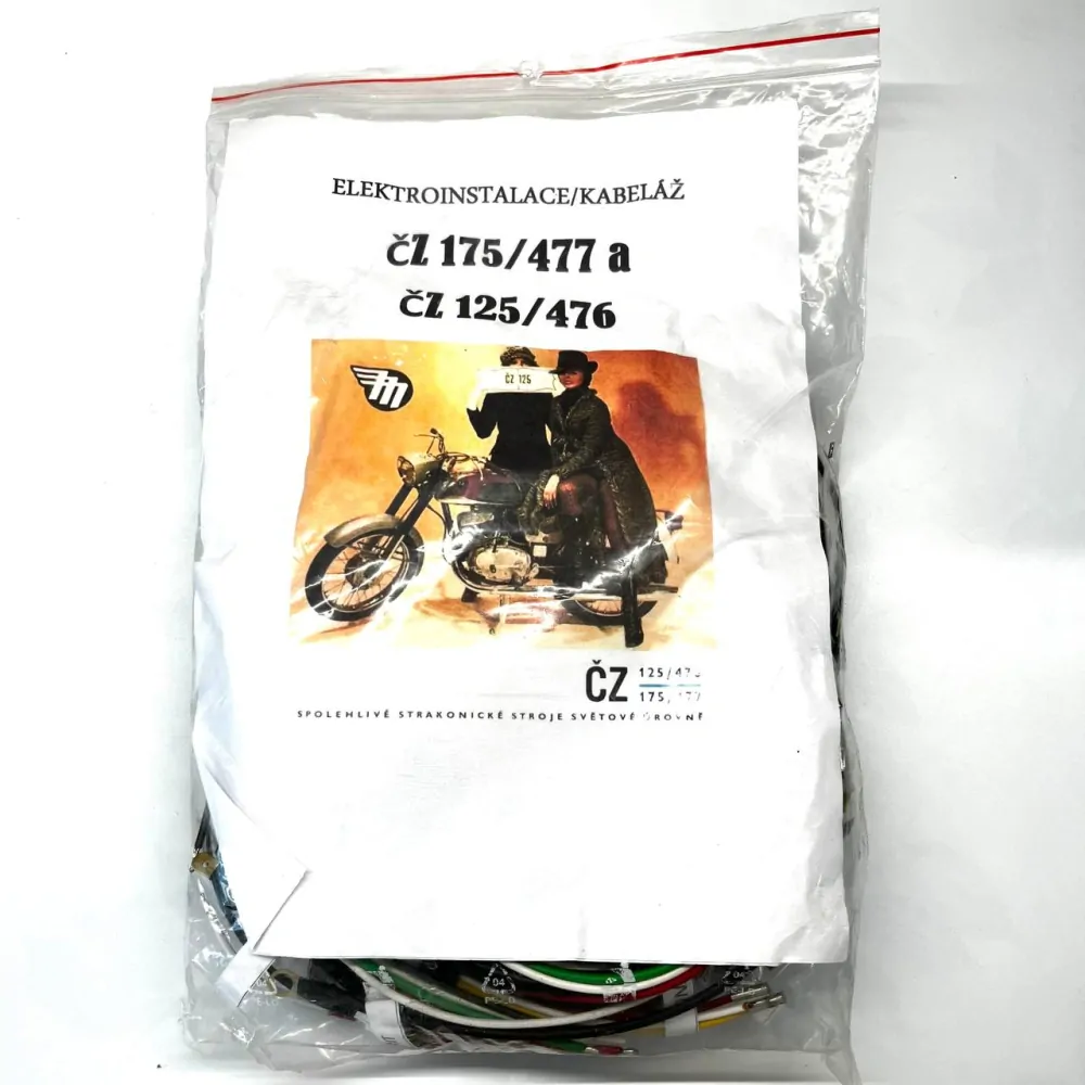 Elektroinstalace ČZ 125/476 a 175/477