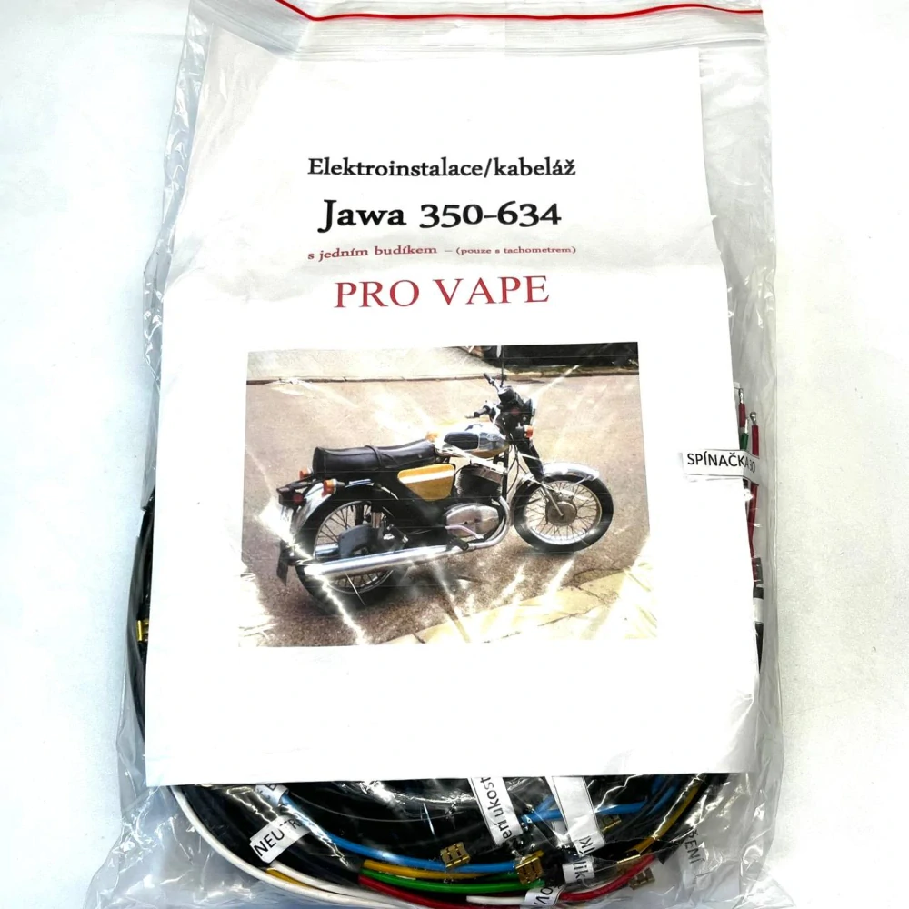 Elektroinstalace Jawa 350/634 - jednobudík pro VAPE zapalování