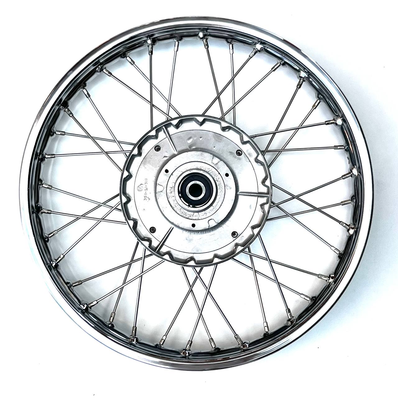 Renovované přední kolo - Jawa 125-175/356 a ČZ 175/450, 250/455, 125/453