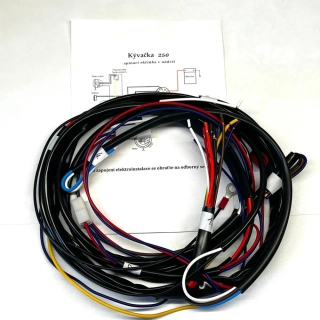 Elektroinstalace - spínačka v nádrži Jawa ČZ 125,175,250 Kyvačka 