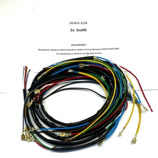 Elektroinstalace Jawa 350/634 - dvoubudíková