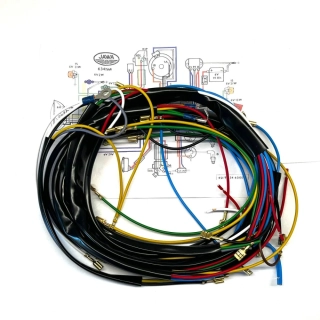 Elektroinstalace Jawa 350/634 - jednobudíková