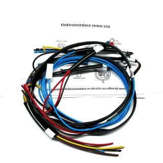 Elektroinstalace Jawa 50/550 Pařez