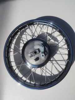 Renovované zadní kolo - Jawa ČZ malá kývačka s brzdovým štítem