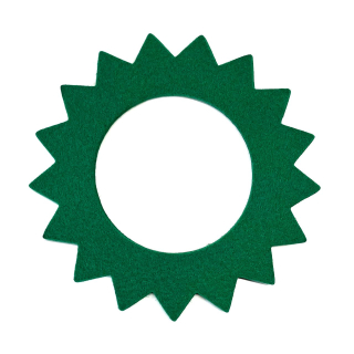 Filc víčka nádrže - Jawa a ČZ - zelený