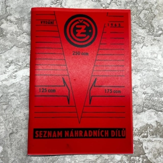 Katalog náhradních dílů ČZ 125/453, 473, 175/450, 470, 250/455, 475