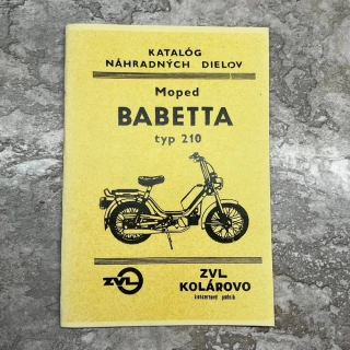 Katalog náhradních dílů Jawa Babetta 210