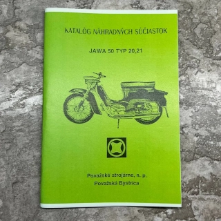 Katalog náhradních dílů Jawa Pionýr 50/20, 21