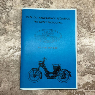 Katalog náhradních dílů Jawa 50/550 Pařez