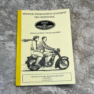 Katalog náhradních dílů Jawa ČZ 125/355 a 175/356