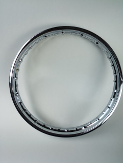 Jawa / ČZ - nový kvalitní ráfek 16" x 1,6" chrom, pionýr , mustang