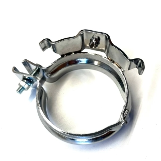 Objímka výfuku Simson S51 Enduro - chrom - MZA 