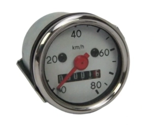 Tachometr bílý 80km/h s podsvícením Jawa Babetta 