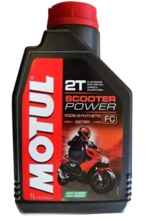 Olej do benzínu - MOTUL SCOOTER Power 2T syntetický