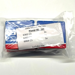 Sada ložisek motoru Jawa 50/05 pionýr - SKF