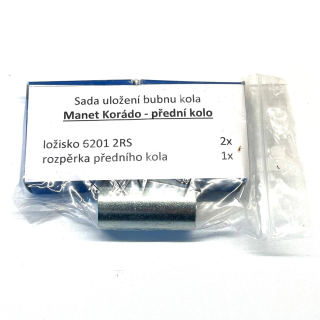 Manet Korado - uložení bubnu - přední kolo