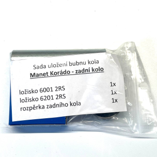 Manet Korado - uložení bubnu - zadní kolo