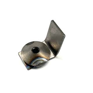 Držák prsíček k navaření na nádrž Jawa Pařez 50/550, 555 - boční