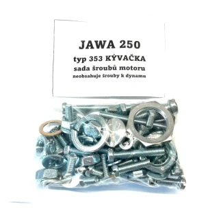 Šrouby motoru Jawa Kyvačka 250/353 - ČR