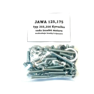 Šrouby motoru Jawa 125/355, 175/356 - ČR