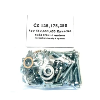 Šrouby motoru ČZ 125/453, 175/450, 250/455 - ČR