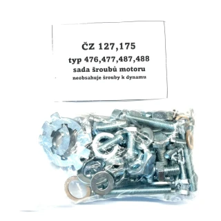 Šrouby motoru ČZ 125/476, 488 a 175/477, 487 - ČR