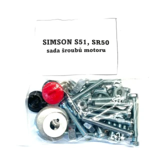 Šrouby motor Simson S51, SR50 - ČR