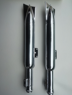 Výfuky rybiny Jawa 250/353 a 350/354 Kyvačka (sada)