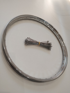 Stadion , Jawetta český výplet kola chrom a ráfek 19"x 1,25"