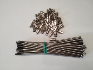 Sada paprsků (výplet) ČZ 125/473 , 175/470, 250/475 SPORT, nerez