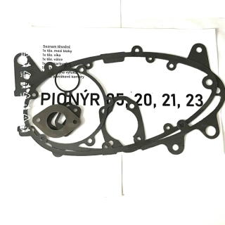 Sada těsnění motoru Pionýr Jawa 50/05, 20, 21, 23 , pionýr, mustang