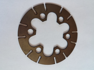 Mezilamela spojky ČZ 125, 150c - nařezaná