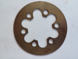 Mezilamela spojky ČZ 125, 150 C - plná