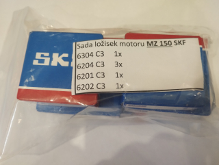 Ložiska motoru MZ 150 - SKF - sada